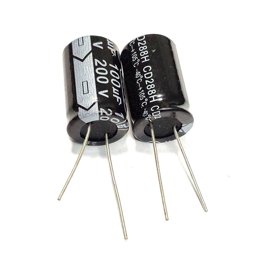 Electrolyte Capacitor,100UF,200V
