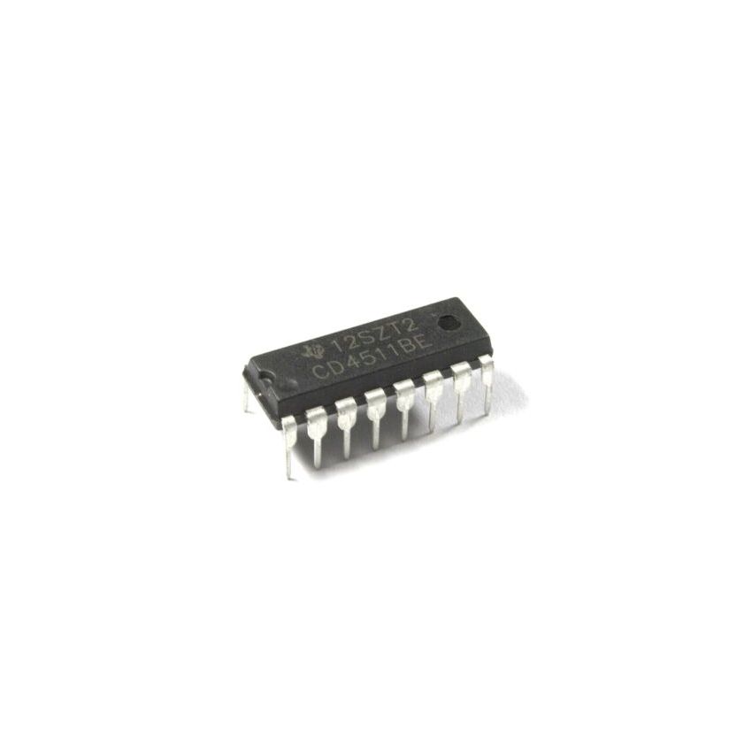 CD4511BE,BCD to 7-Segment Latch Decoder Driver,DIP-16