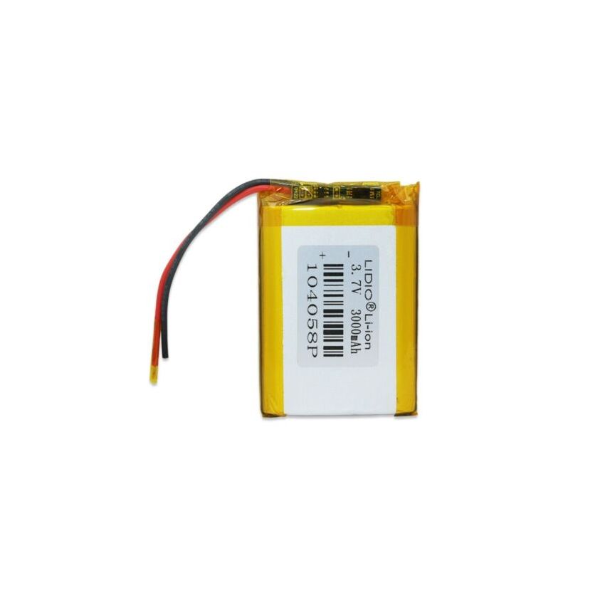 PL-104058,Li-Po Battery with JST Connector,3.7V,3000mAh