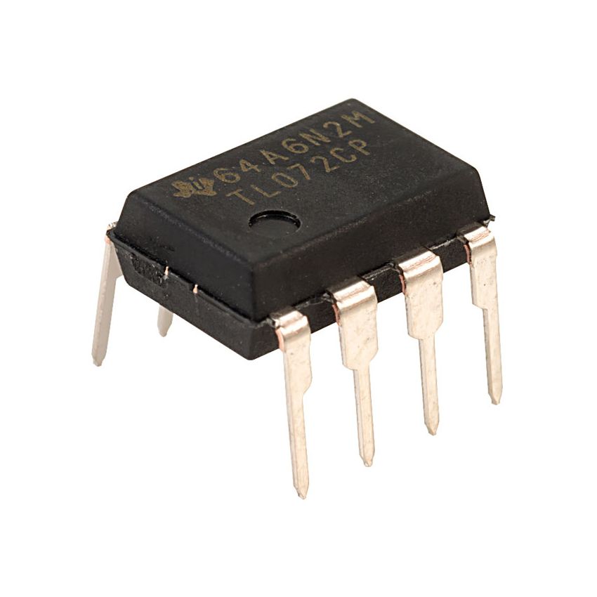 TL072CP-DIP, Low Noise JFET Input Operational Amplifier - Dual, 36V Supply