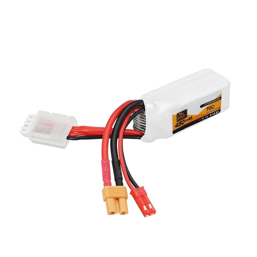 3S Li-Po Battery 45C, 450mAh, 11.1V