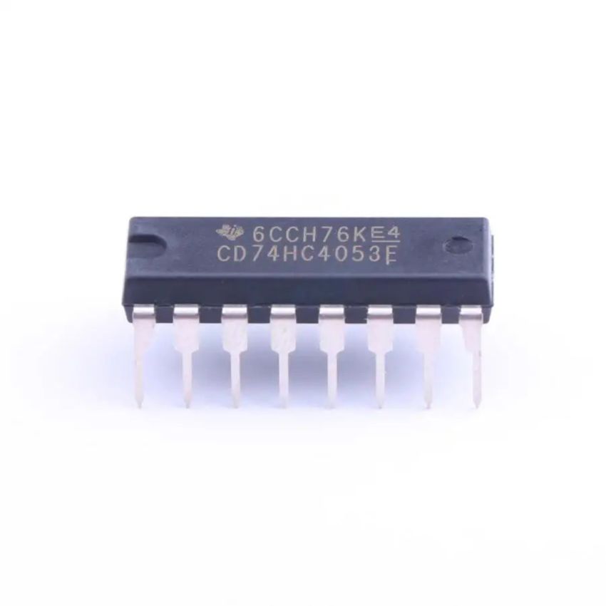 CD74HC4053E, Triple 2-Channel Analog Multiplexer/Demultiplexer,PDIP-16