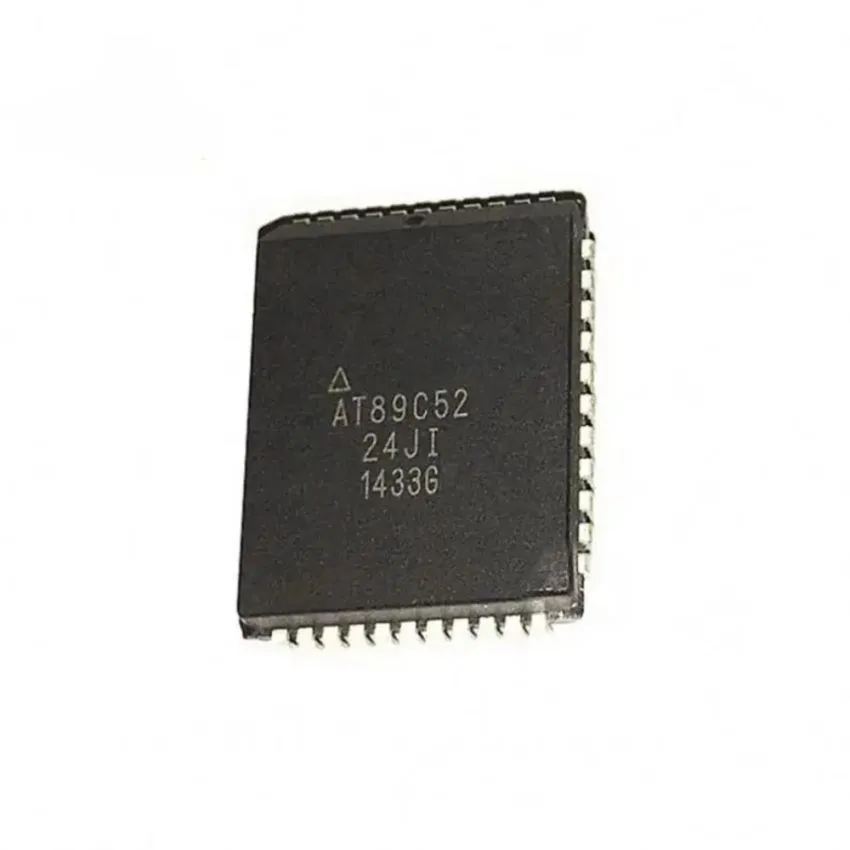 AT89C52-24JI, 8-Bit Microcontroller, PLCC-44