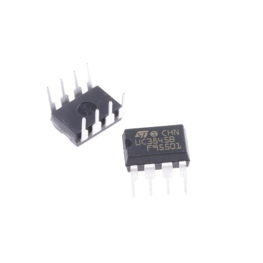 UC3845BN PWM Controller IC, 500 kHz, Current-Mode, 8-Pin PDIP, High-Speed Switch Mode