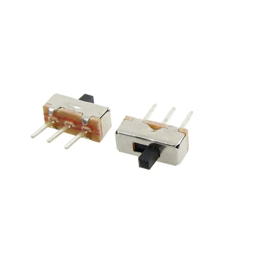 Mini Push-Button Switch, SPST ON/OFF Switch, Panel Mount Package
