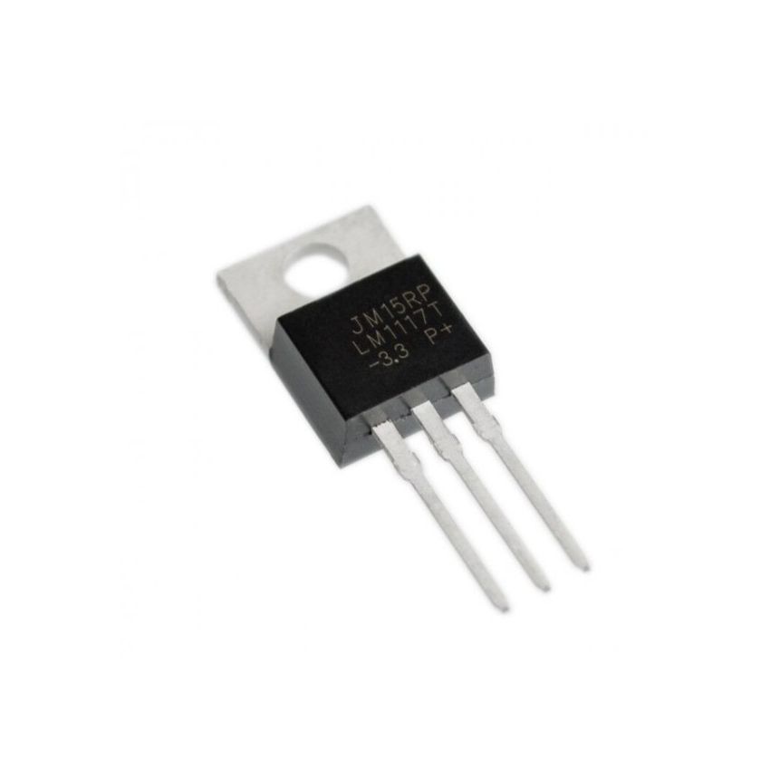 LM1117T-3.3 Voltage Regulator – 3.3V LDO Linear Regulator, TO-220 Package, 800 mA Output