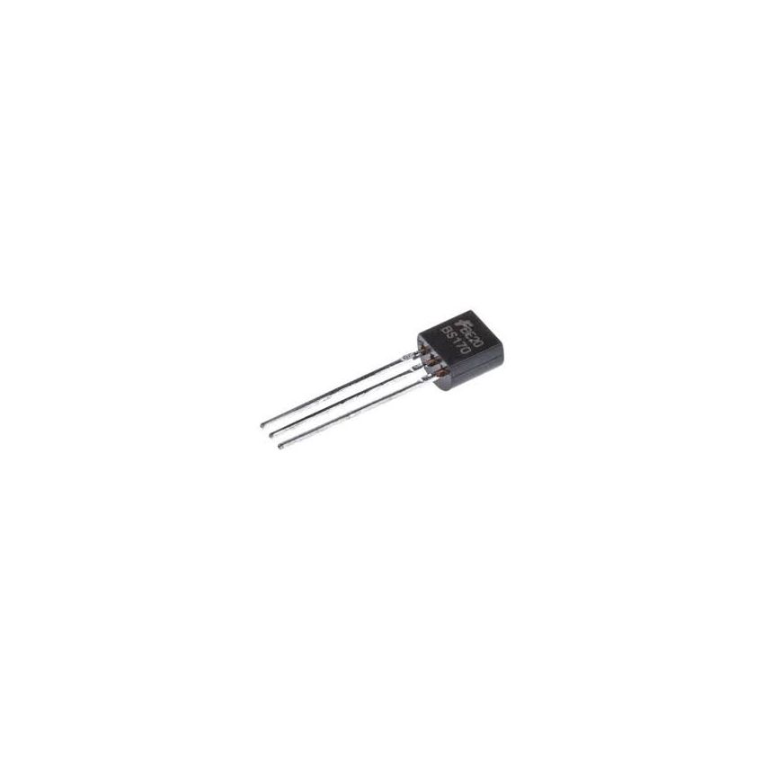 2N7000, N-Channel Enhancement Mode MOSFET, TO-92 