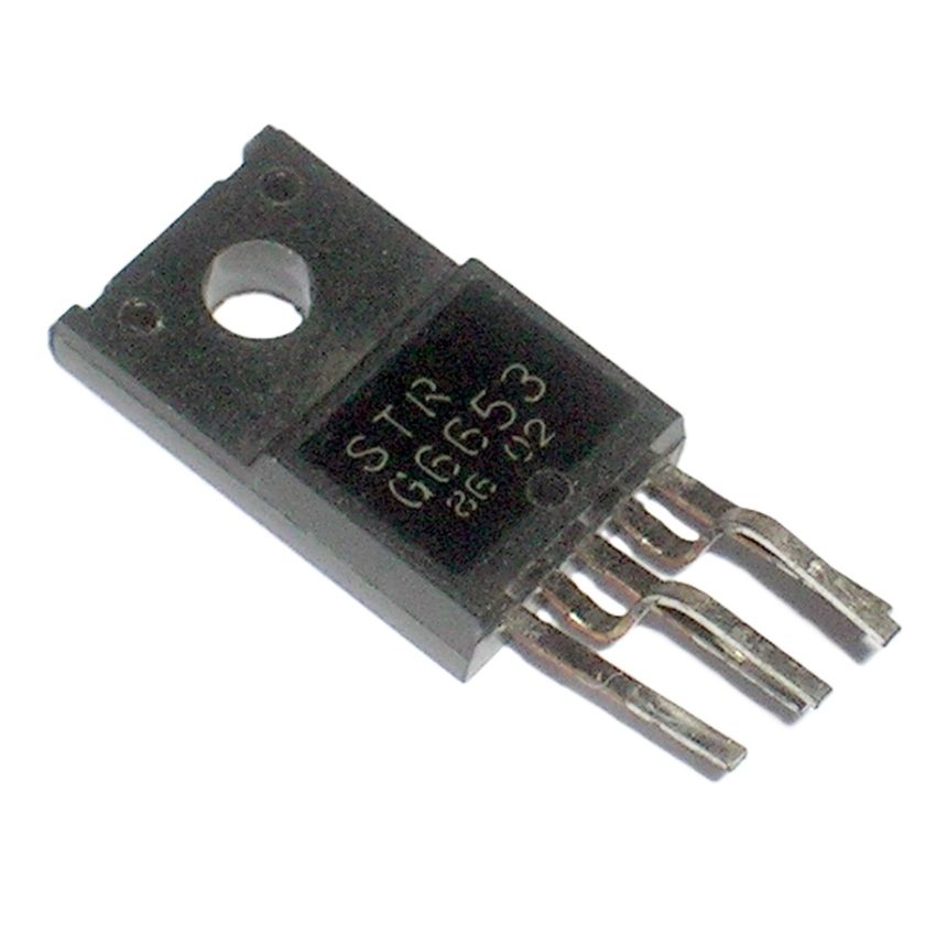STRG6653, 650V 2.7A Quasi-Resonant Flyback Switching Regulator, TO-220-5