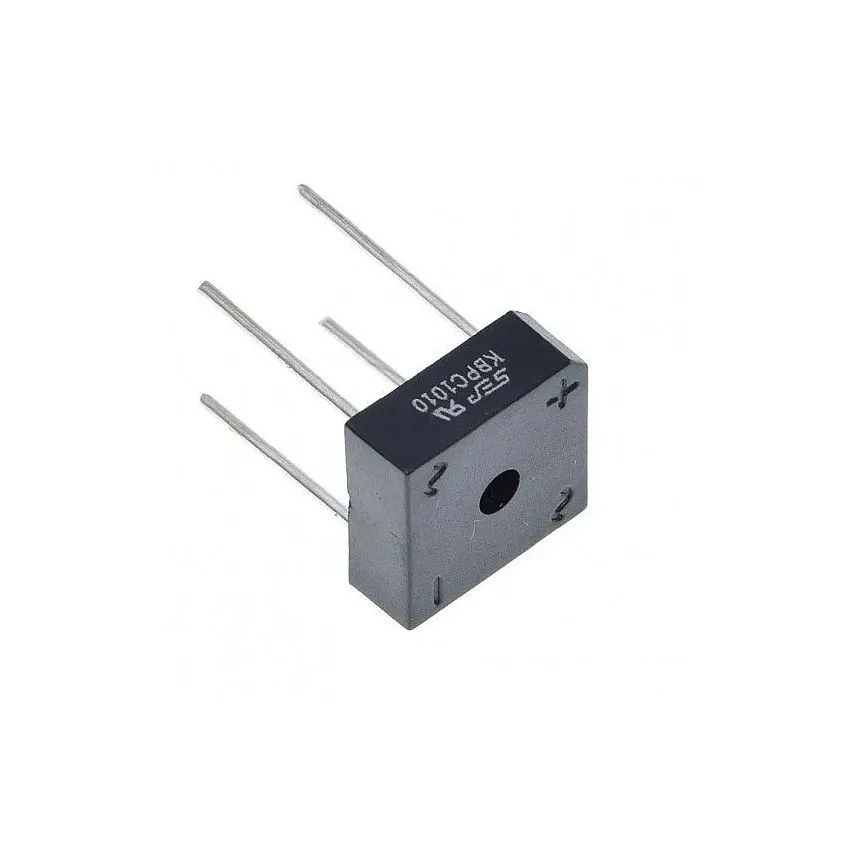 KBPC1010, 1000V 10A Single-Phase Bridge Rectifier, KBPC Package