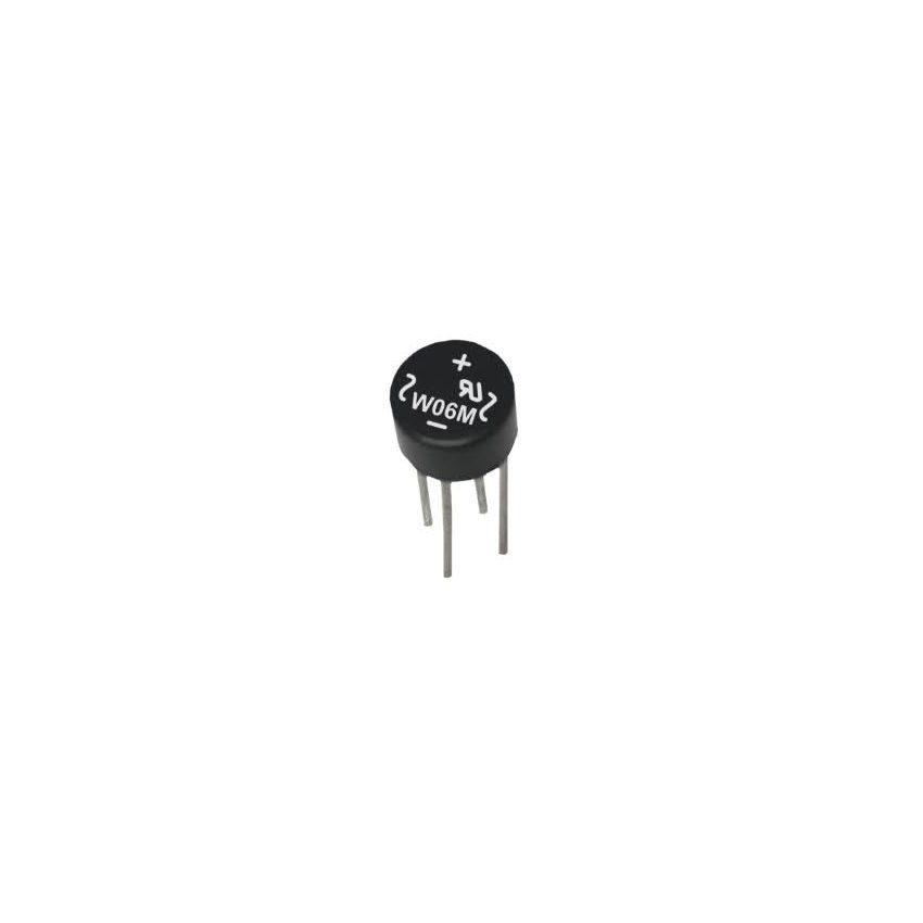 W06M, Single-Phase Bridge Rectifier, 600V 1.5A