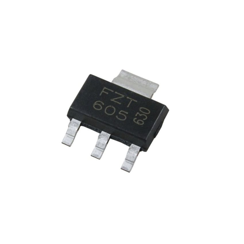 FZT605, NPN Silicon Planar Medium Power Darlington Transistor, SOT-223 Package