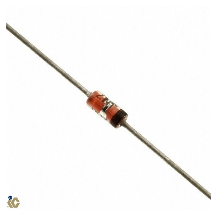 1N751A, 5.1V Zener Diode, 0.5W, DO-35