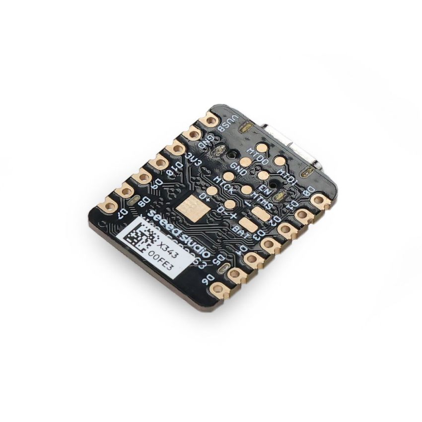 Seeed Studio XIAO ESP32S3 Sense - 2.4GHz Wi-Fi, BLE 5.0, OV2640 camera sensor, digital microphone, 8MB PSRAM, 8MB FLASH, battery charge supported, rich Interface, IoT, embedded ML