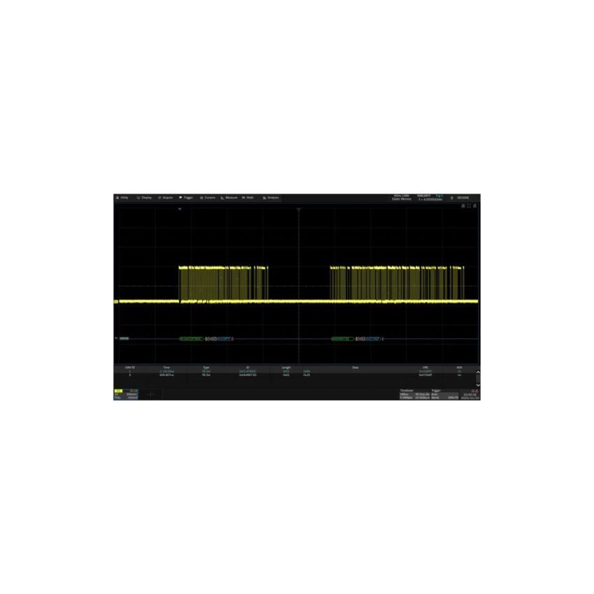 SDS7000A CAN FD, Trigger Decode Software, CAN FD Protocol, Automotive ...