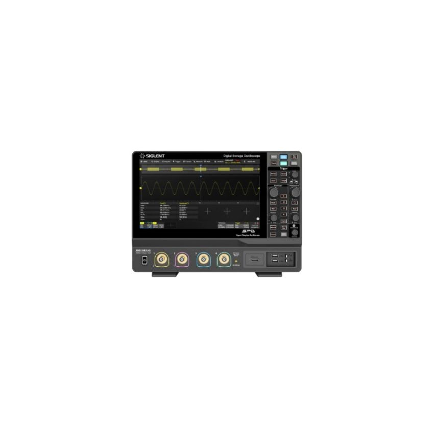 SDS1104X HD, 4 Channel Oscilloscope, 100 MHz Bandwidth, 12 bit Resolution
