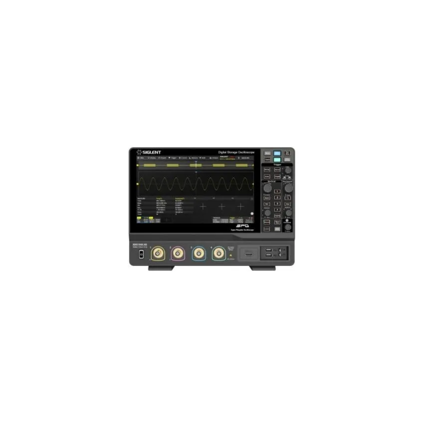 SDS1104X HD, 4 Channel Oscilloscope, 100 MHz Bandwidth, 12 bit Resolution