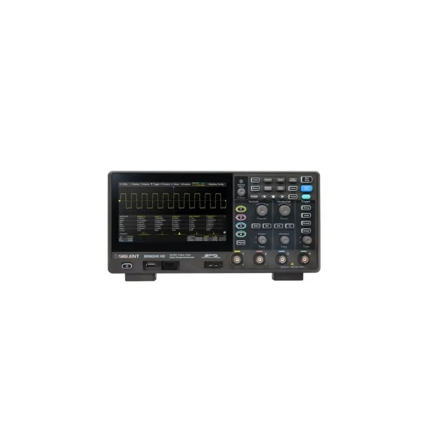 SDS804X HD, 4 CH Oscilloscope, 70 MHz Bandwidth, 12‑bit Resolution