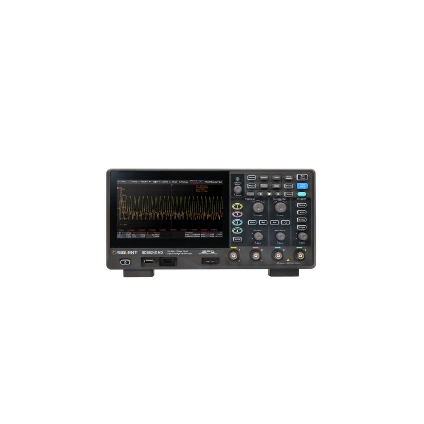 SDS812X HD, 2 CH Oscilloscope, 100 MHz Bandwidth, 12 bit Resolution
