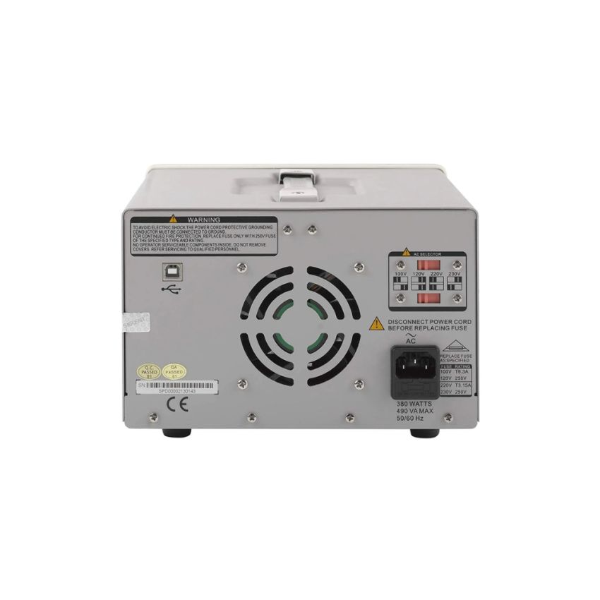 SPD3303C, 3‑Channel Programmable DC Power Supply, 32 V/3.2 A & Fixed 5 V/3.2 A Channels, 220 W