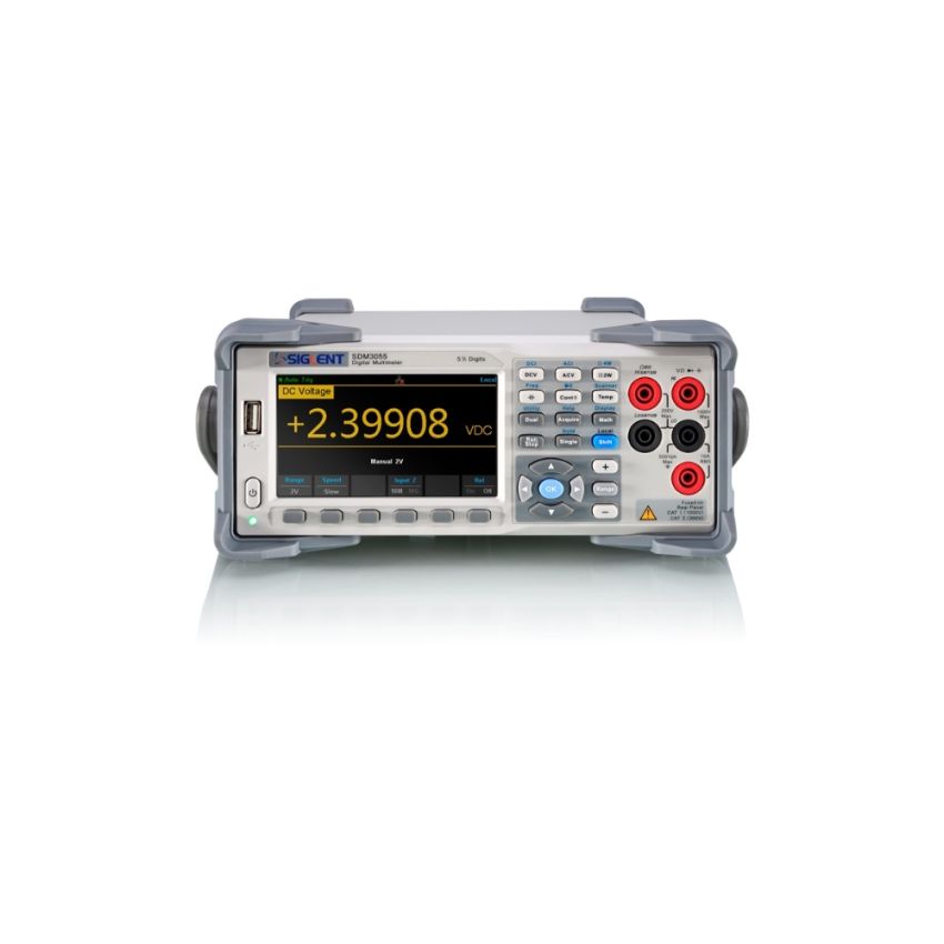 Siglent SDM3055-SC, 5½-Digit Dual-Display Digital Multimeter with Integrated 16-Channel Scanner Card