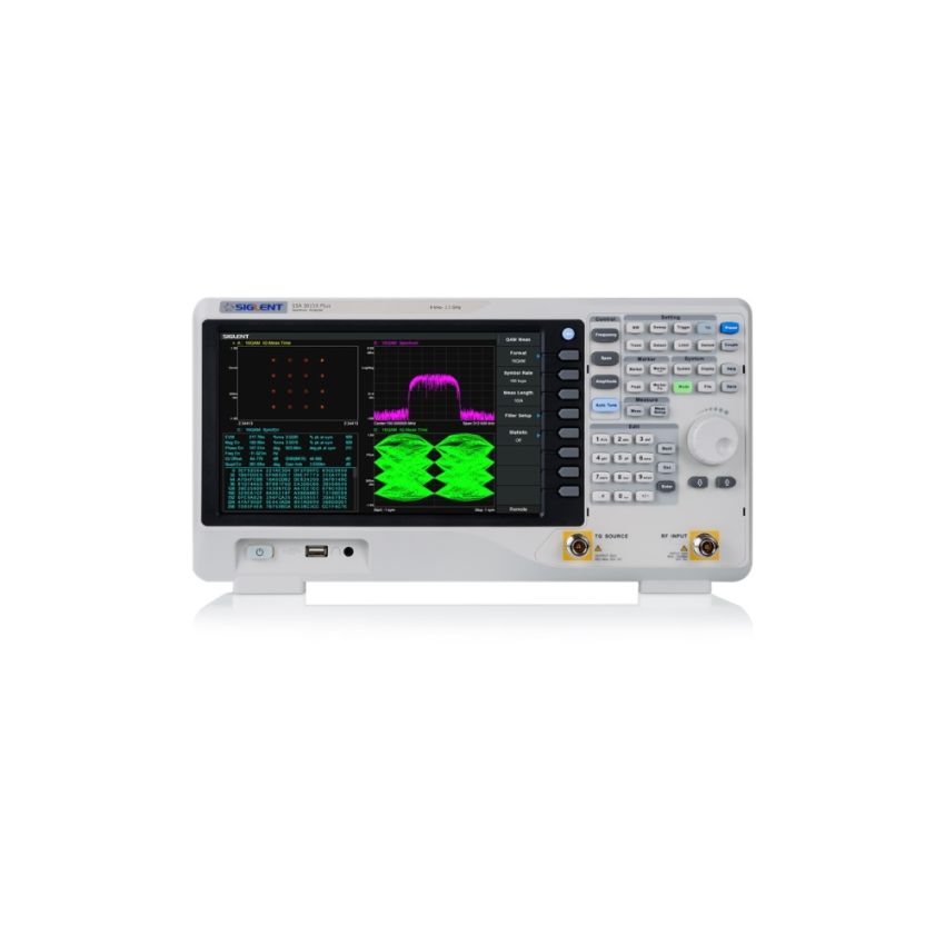 Siglent SSA3015X Plus, Spectrum Analyzer, 9 kHz–1.5 GHz, Multi‑Touch 10.1″ Display
