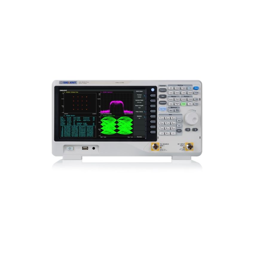 Siglent SSA3032X Plus, 9 kHz–3.2 GHz Digital IF Spectrum Analyzer, 10.1″ Touchscreen