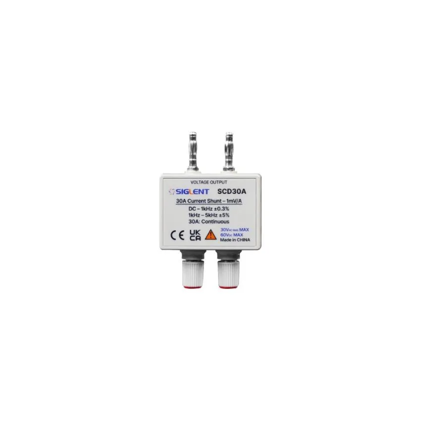 SCD30A Current Shunt 30A DC AC Range 10 mV per Amp Output