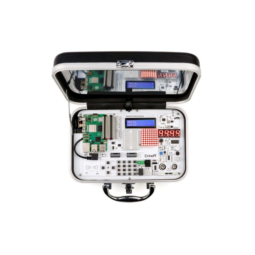 CrowPi Basic Kit -Compact Raspberry Pi Educational Kit – 9-Inch Display, Sensor Modules & Programming Tools