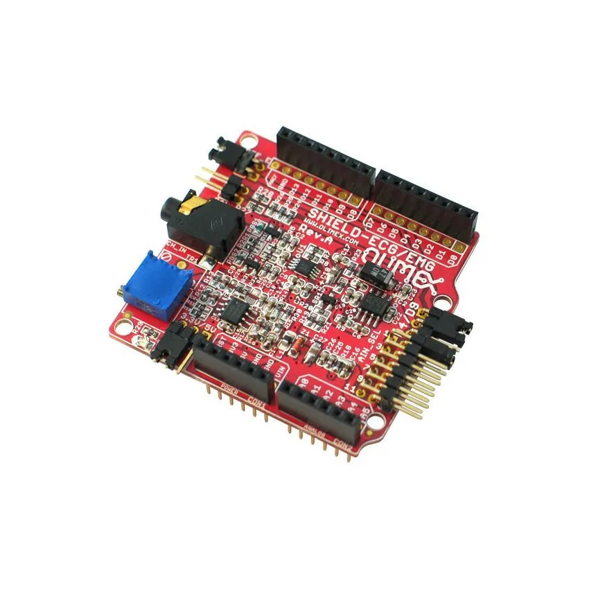 SHIELD-EKG-EMG Arduino EKG EMG Sensor Shield Biofeedback Board 3.3V/5V
