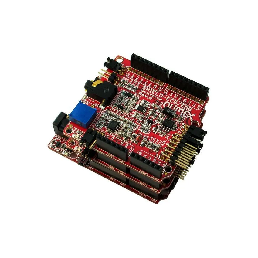 SHIELD-EKG-EMG Arduino EKG EMG Sensor Shield Biofeedback Board 3.3V/5V