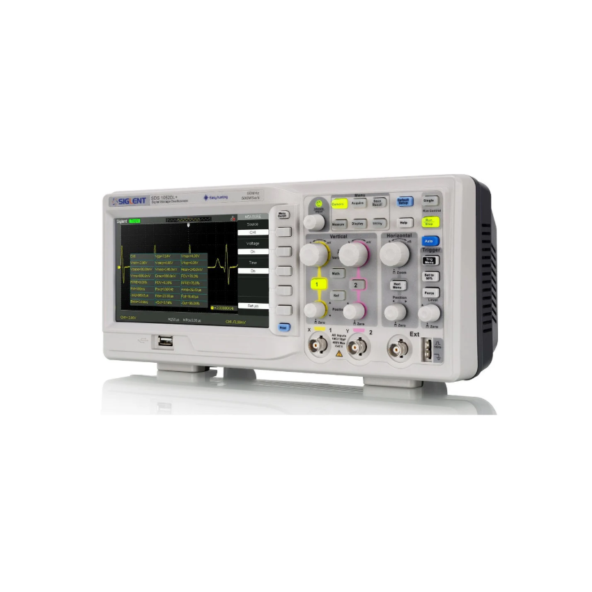 SDS1102DL+, Siglent Digital Storage Oscilloscope 2‑Channel 100 MHz, 100 MHz bandwidth / 2‑ch / 1 GSa/s / 1 Mpts record length