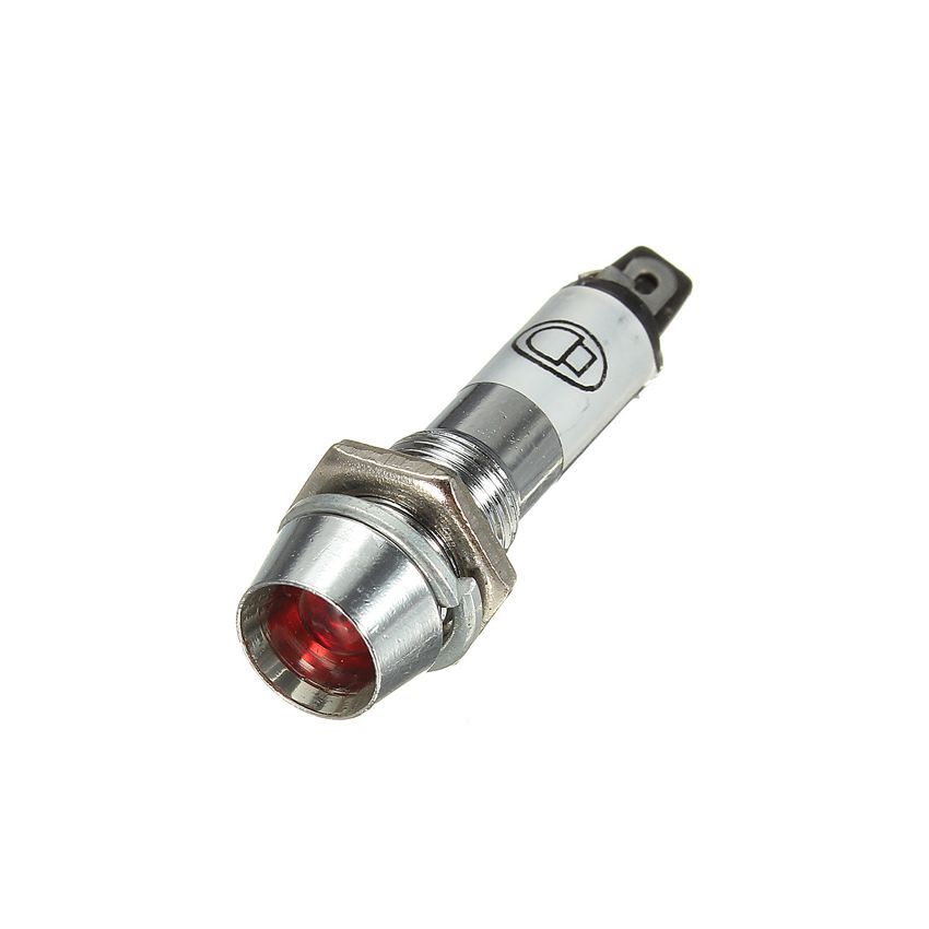 LED Indicator Light, 220V, Red,8mm