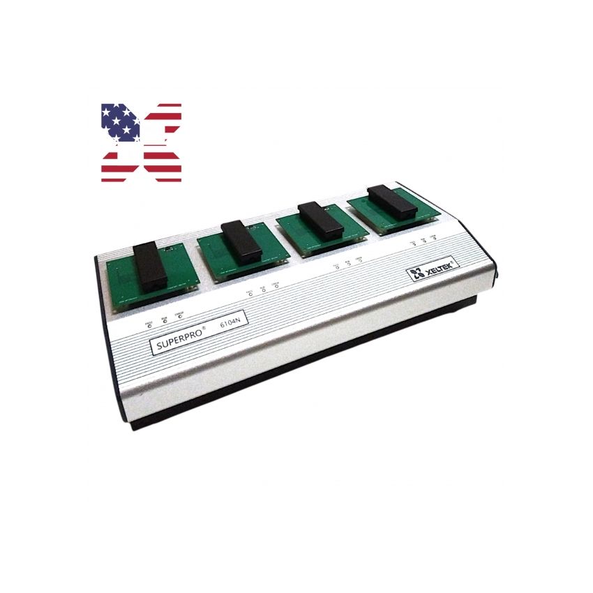 SuperPro 6104N Production Gang Programmer – 4-Socket, High-Speed Universal Programmer for Mass Production