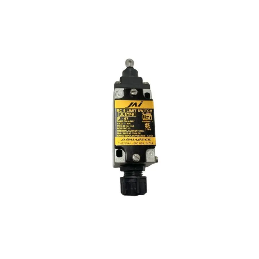JLSTPR ,BC 9 Limit Switch - IP67, 415V AC 1.5A, 1 NO + 1 NC Contacts, Heavy-Duty Industrial Switch