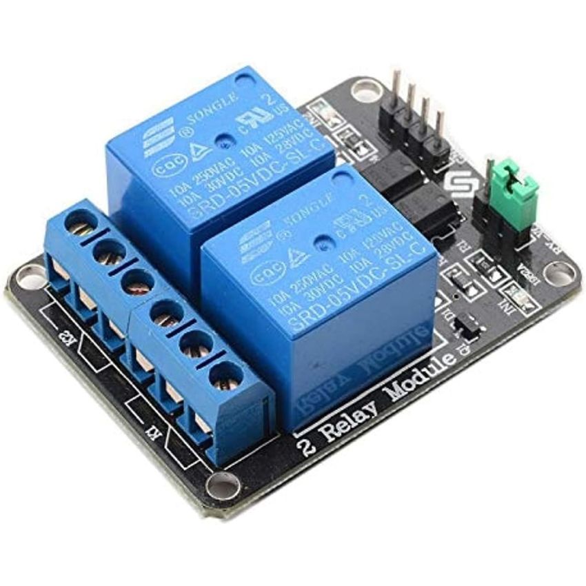RELAY-2CH-5VDC, 2-Channel Relay Module, PCB Mount
