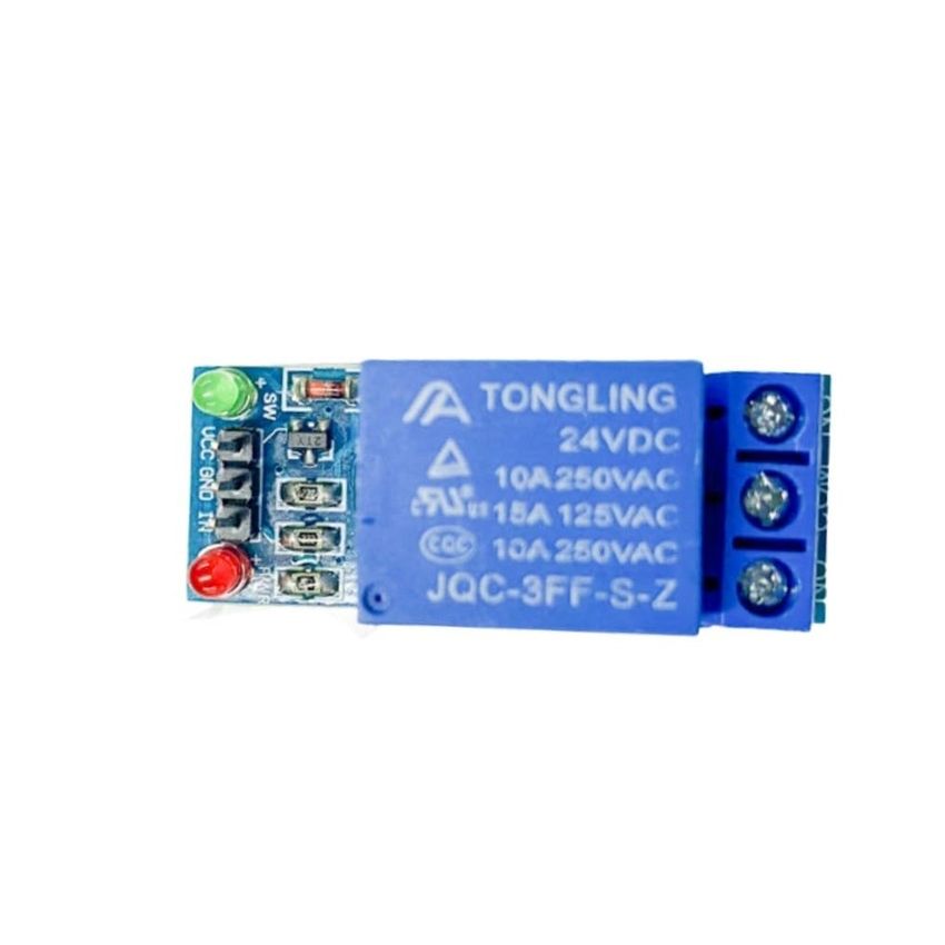 RELAY-1CH-24VDC, 1-Channel Relay Module, PCB Mount