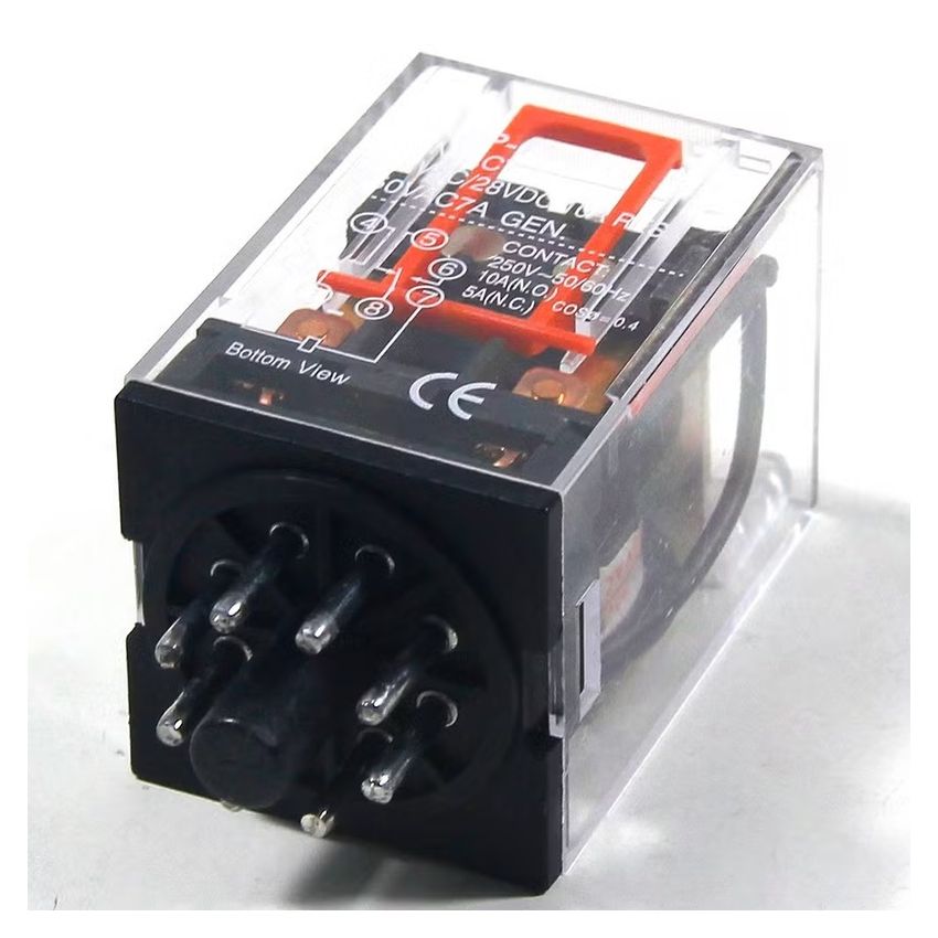 MK3P-I 12VDC, General-Purpose Relay, Plug-In Type