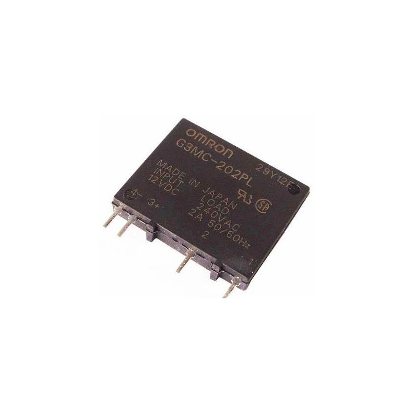G3MC-202PL-VD-2 Solid State Relay, 12VDC Input, 240VAC Output, 2A, PCB Mount