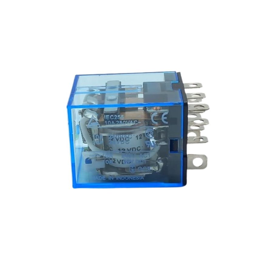LY3NJ,Electromagnetic Relay, 3 Channels,12VDC,10A