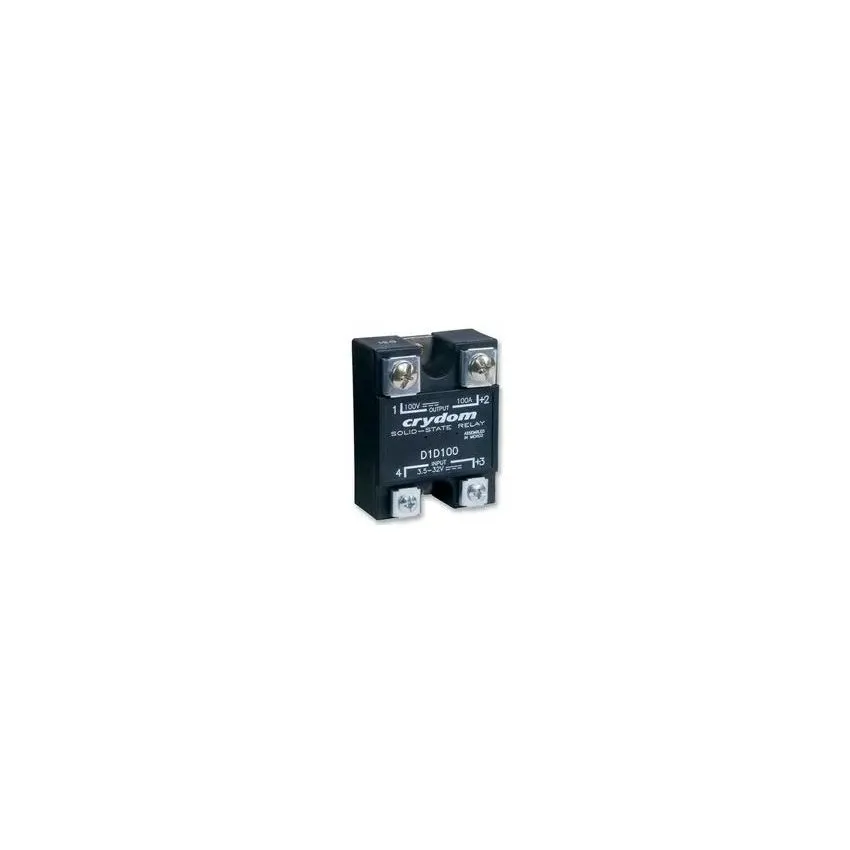D1D100 Solid State Relay – SPST-NO, 100 A, 100 VDC, Panel Mount