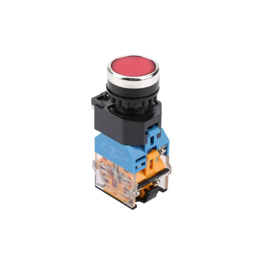 LA38-11D,Push Button Switch,220V,Red LED Indicator