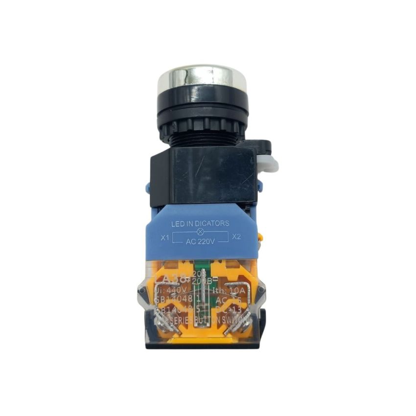 LA38-11DS,ON-OFF Switch - 220V, Green LED Indicator