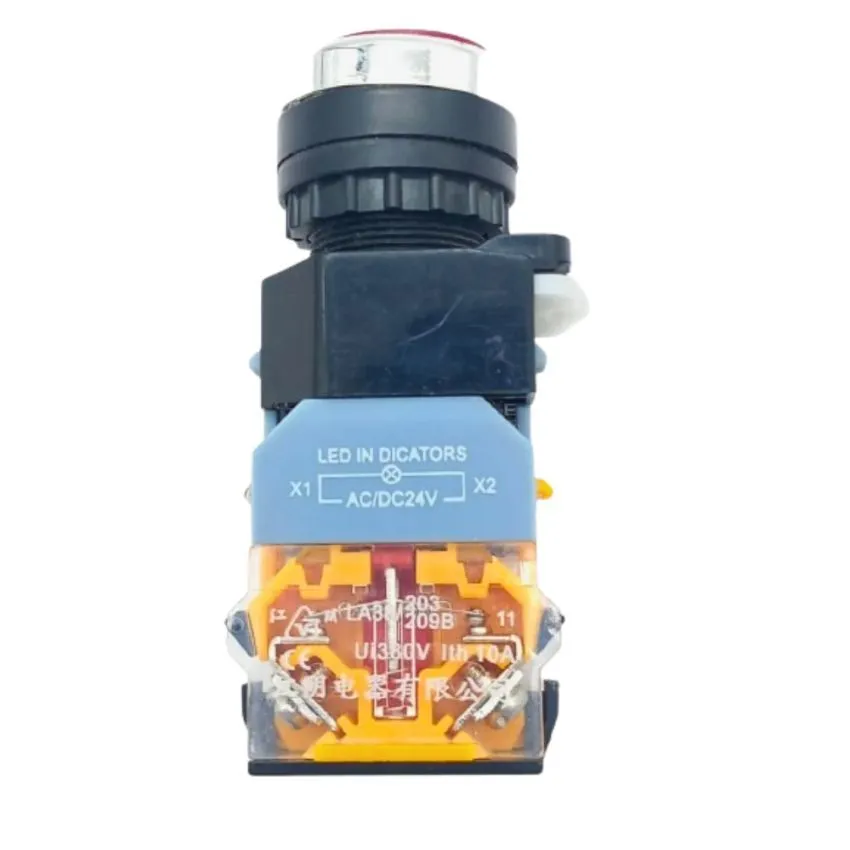LA38-11D,Push Button Switch,24V,Red