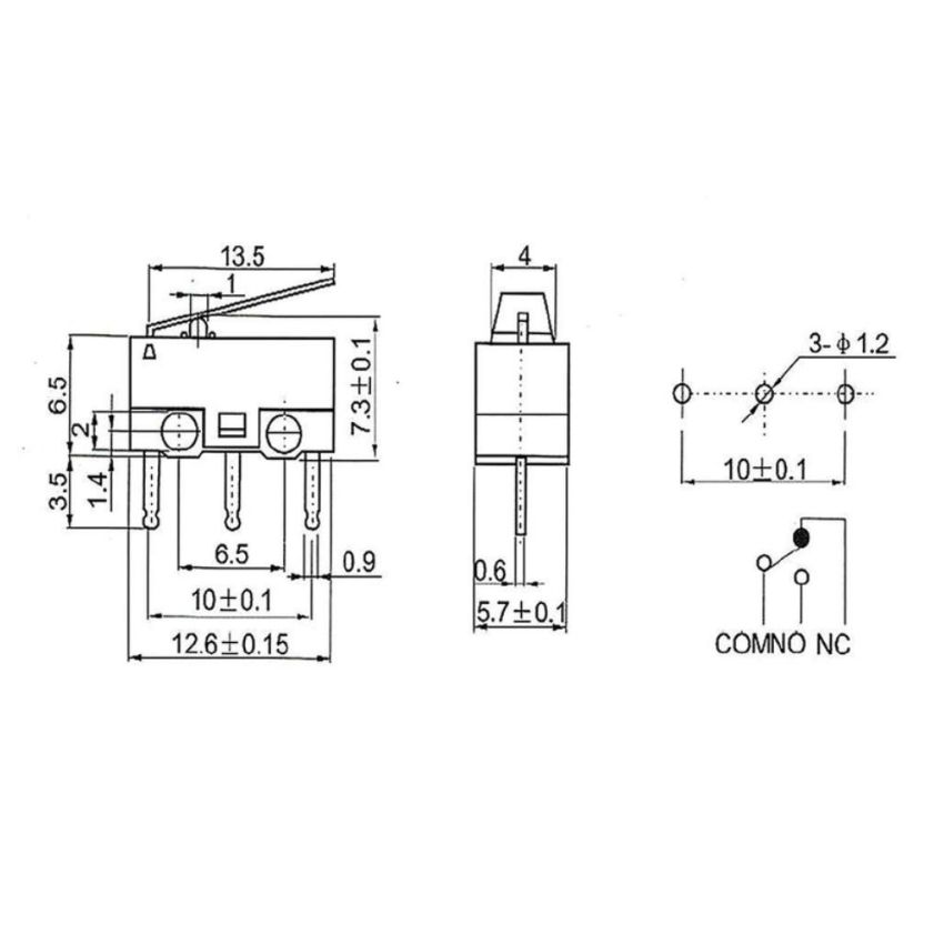KW10-Z MINI MICRO SWITCH