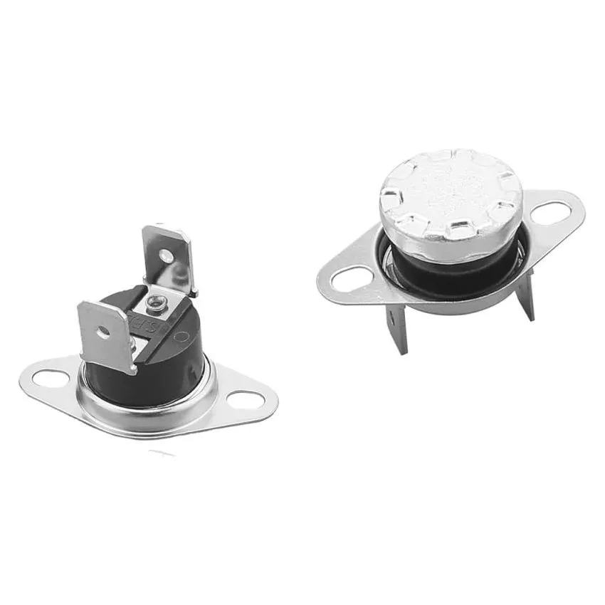 KSD301 60°C Normally Closed (NC) Thermal Control Switch – 10A 250V Bimetal Snap-Action Thermostat for Precision Temperature Management