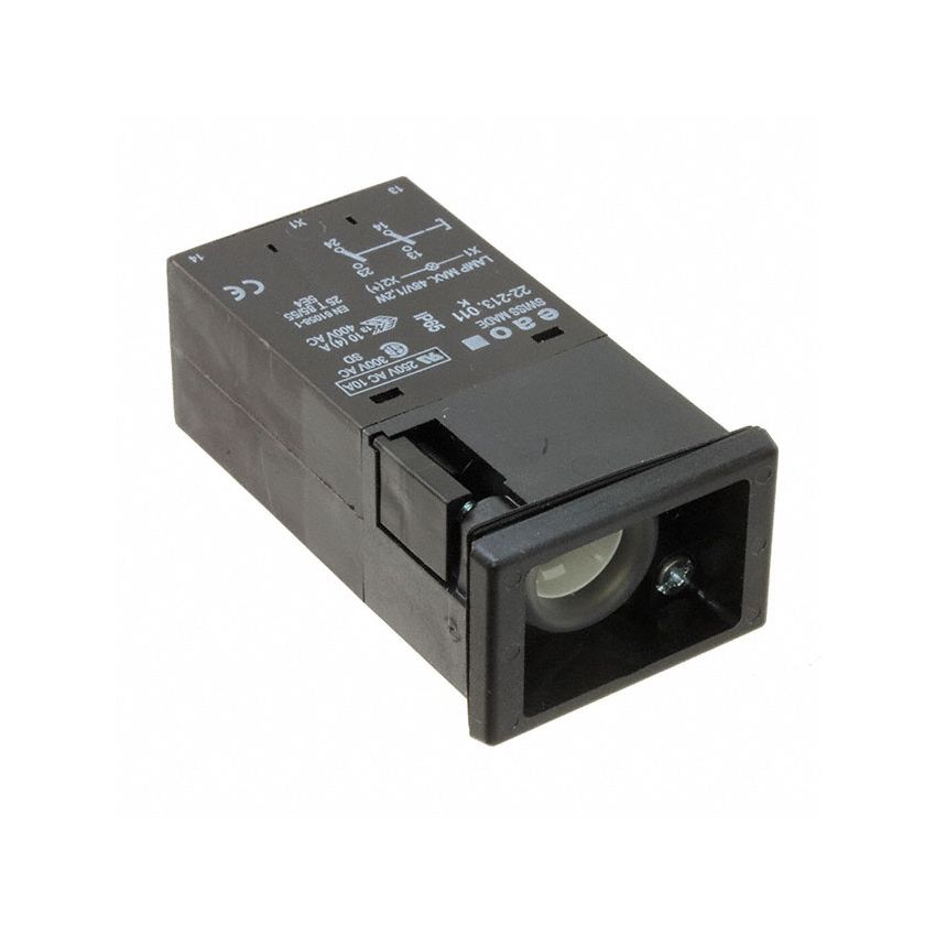 22-215.011, Illuminated Pushbutton Switch, Panel Mount