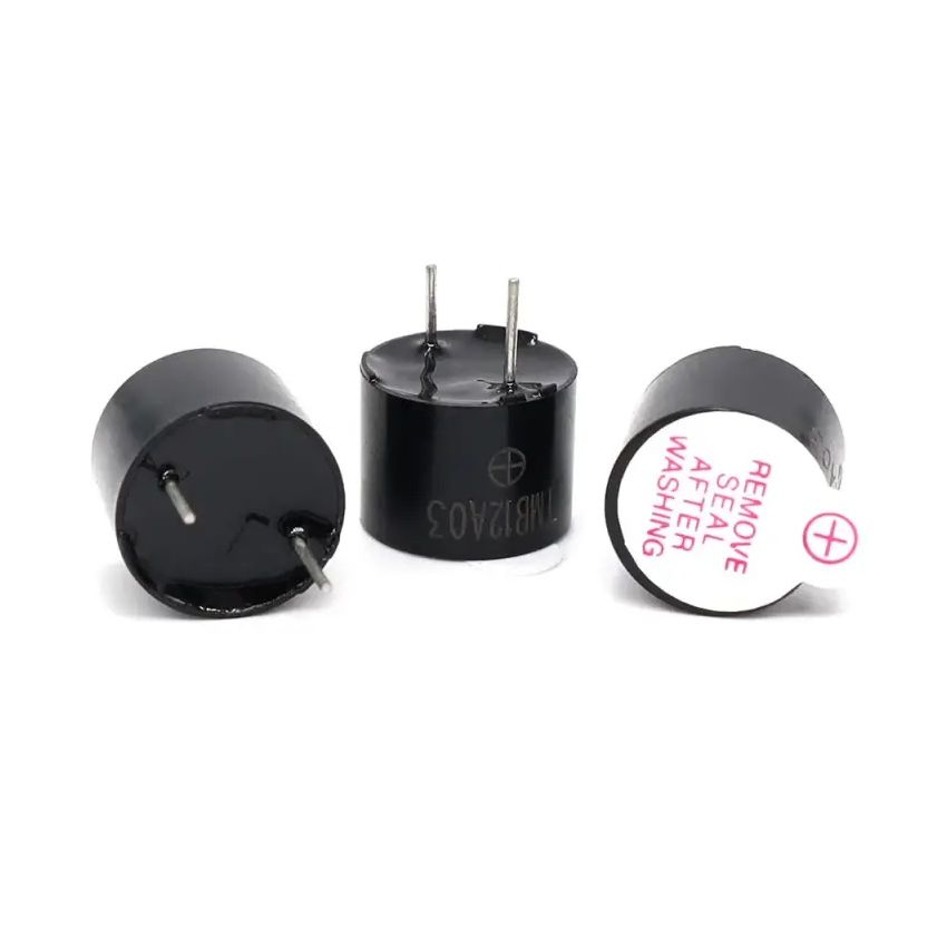 TMB‑12A03 Active Magnetic Buzzer – 3 V DC, 12 mm Diameter, PCB Mount Piezo Indicator