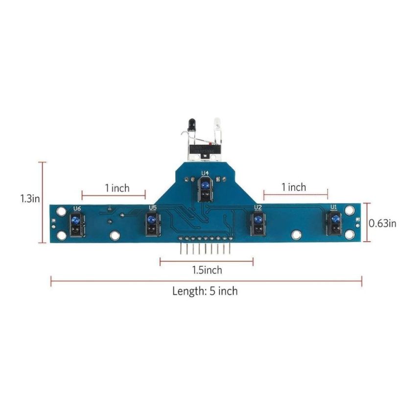LM393, 5-Way IR Flame Sensor Module for Arduino and Fire Detection Systems