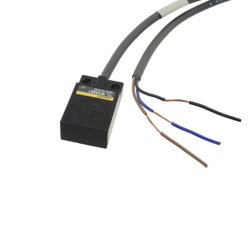 TL-W5MC1 , Flat Inductive Proximity Sensor, Sensing distance: 5 mm, Unshielded, DC 3-wire, NPN, NO, Cable length 2 m