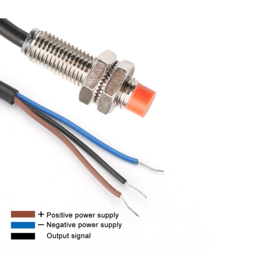 PR08-2DP,Proximity Sensor, 8mm Detection Distance, NPN NO Output, Ideal for Industrial Automation and DIY Projects